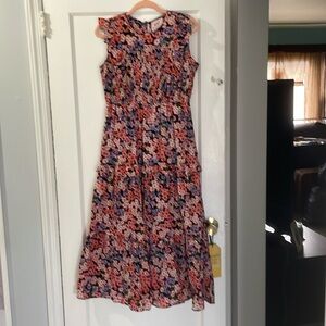 Floral Sleeveless Maxi Dress